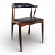 Fauteuil scandinave en teck de Johannes Andersen Modèle BA113
