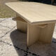 Table basse en travertin des années 70