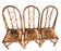 3 Chaises En Rotin Assise Velours