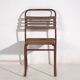 Antique red garden chairs (c.1920). Set of 2 pieces no. 16