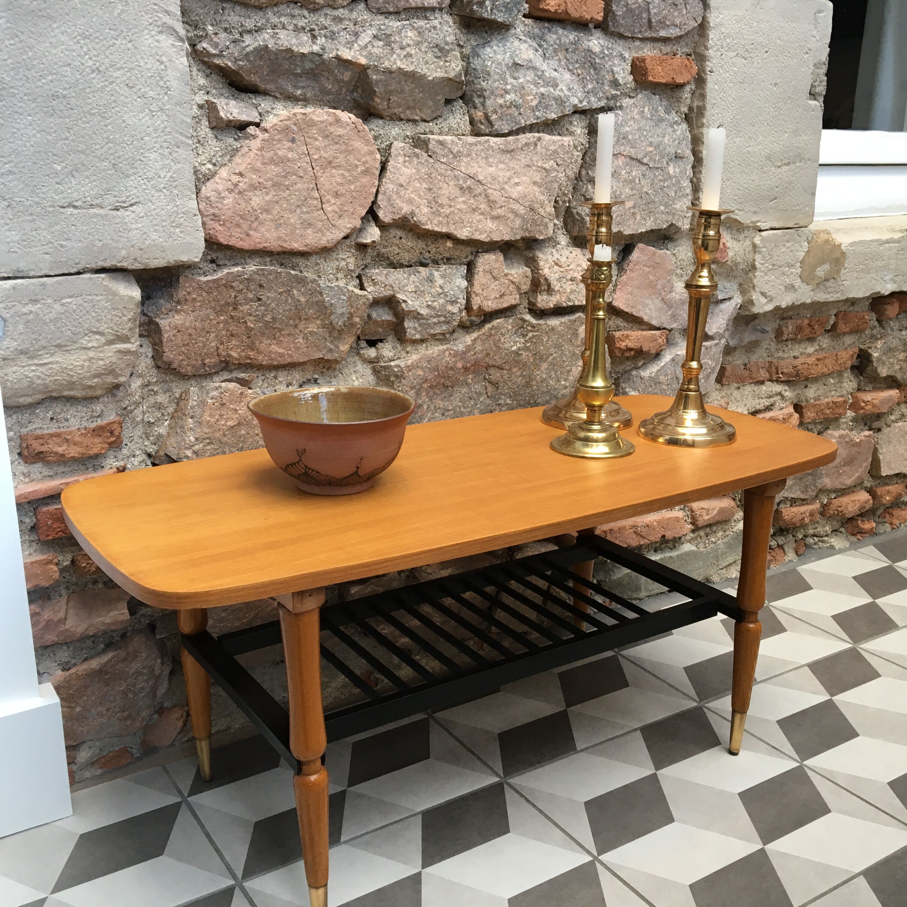 Double-level coffee table 60s