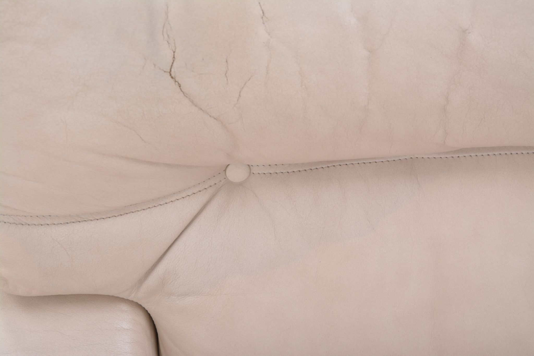 Beige Midcentury Lounge Chair with Ottoman Model "Sella" by Carlo de Carli