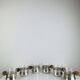 6 Art Deco silver-plated metal and glass cups by Sigg Switzerland