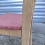 Set de 6 chaises en bois brut