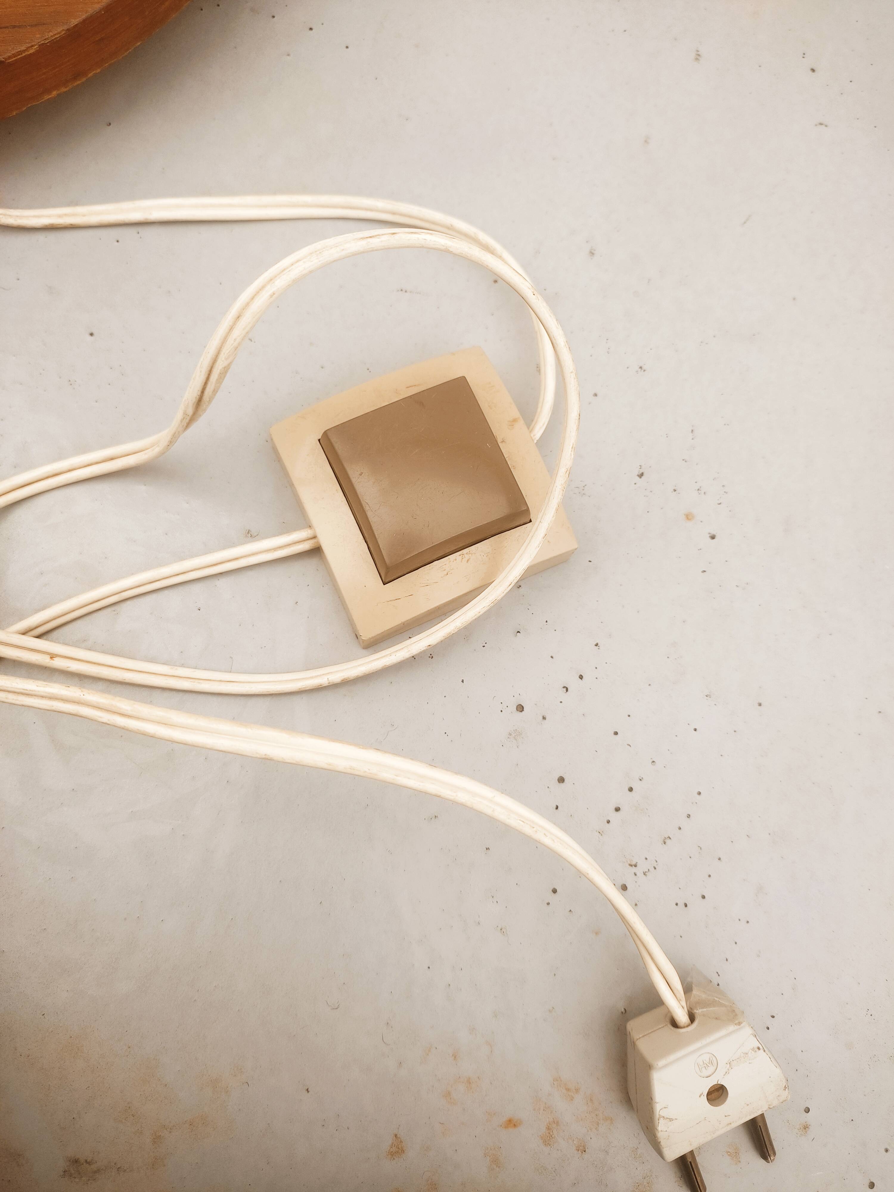 Scandinavian teak floor lamp