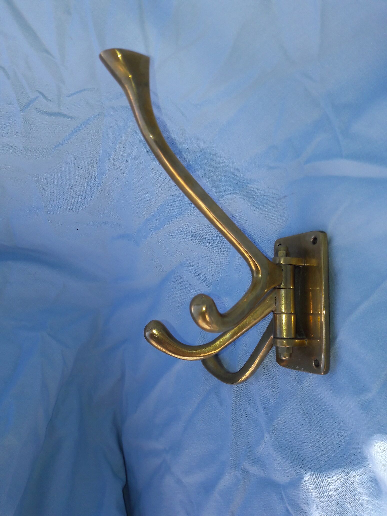 Brass coat rack