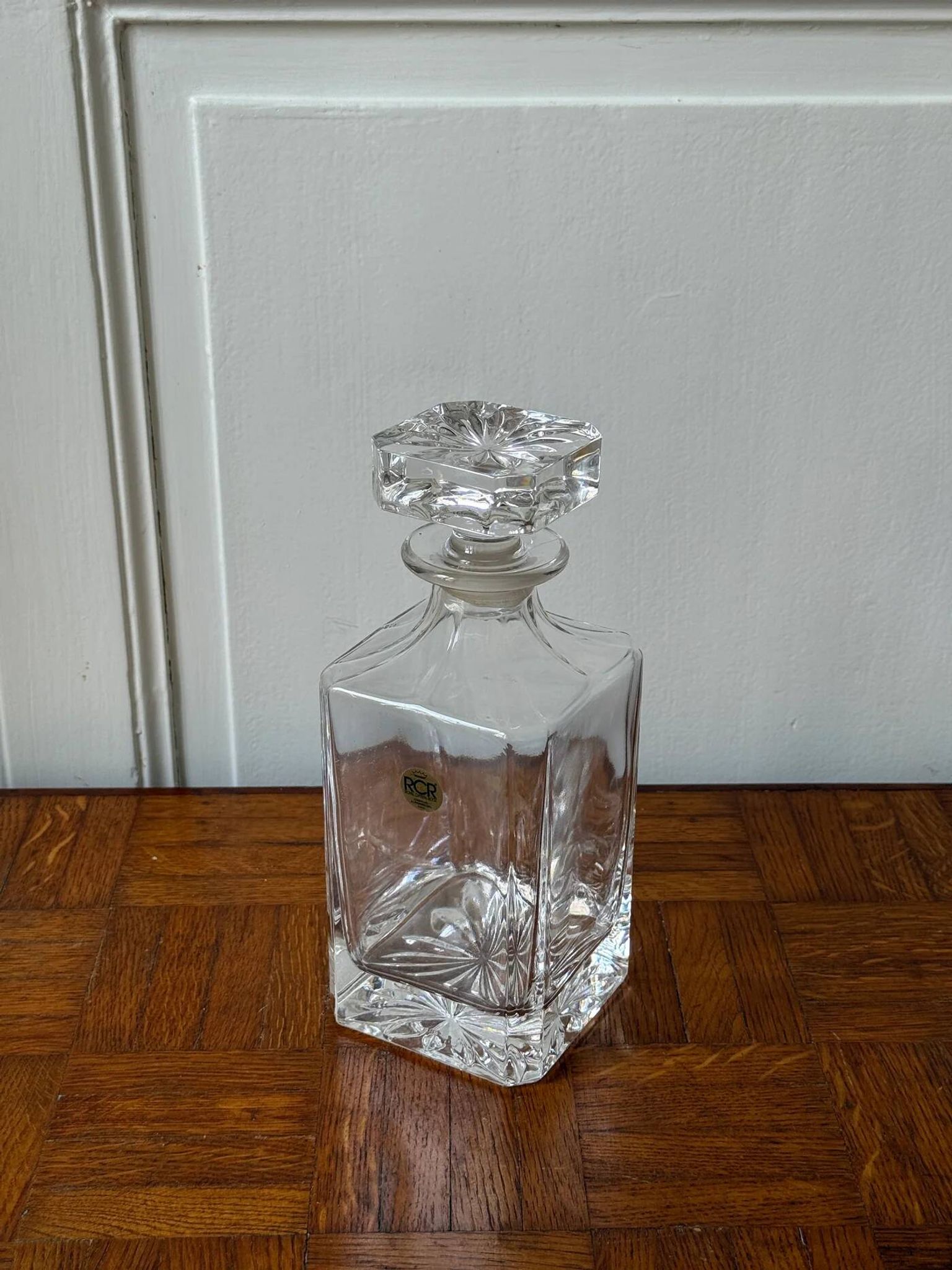 Crystal whisky decanter
