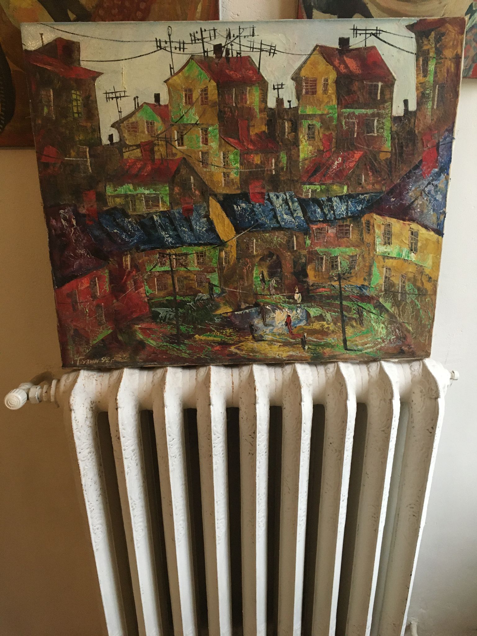 Huile sur toile peintre russe