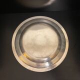 Plat rond - métal argenté