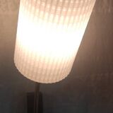 Wall lamp in gilded brass and opaline - mid. 20th century