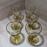 Art Deco manganese glasses