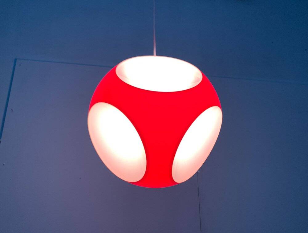 Suspended lamp OVNI Space Age by Luigi Colani, 1970s