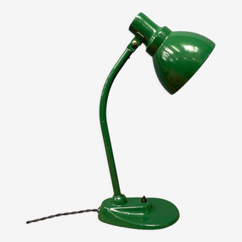 Lampe de bureau bauhaus verte des années 1930