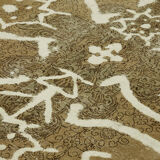 1970s 283 cm x 388 cm beige wool carpet
