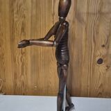 Antique wooden articulated artist's mannequin