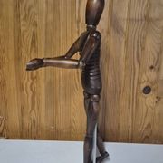 Antique wooden articulated artist's mannequin