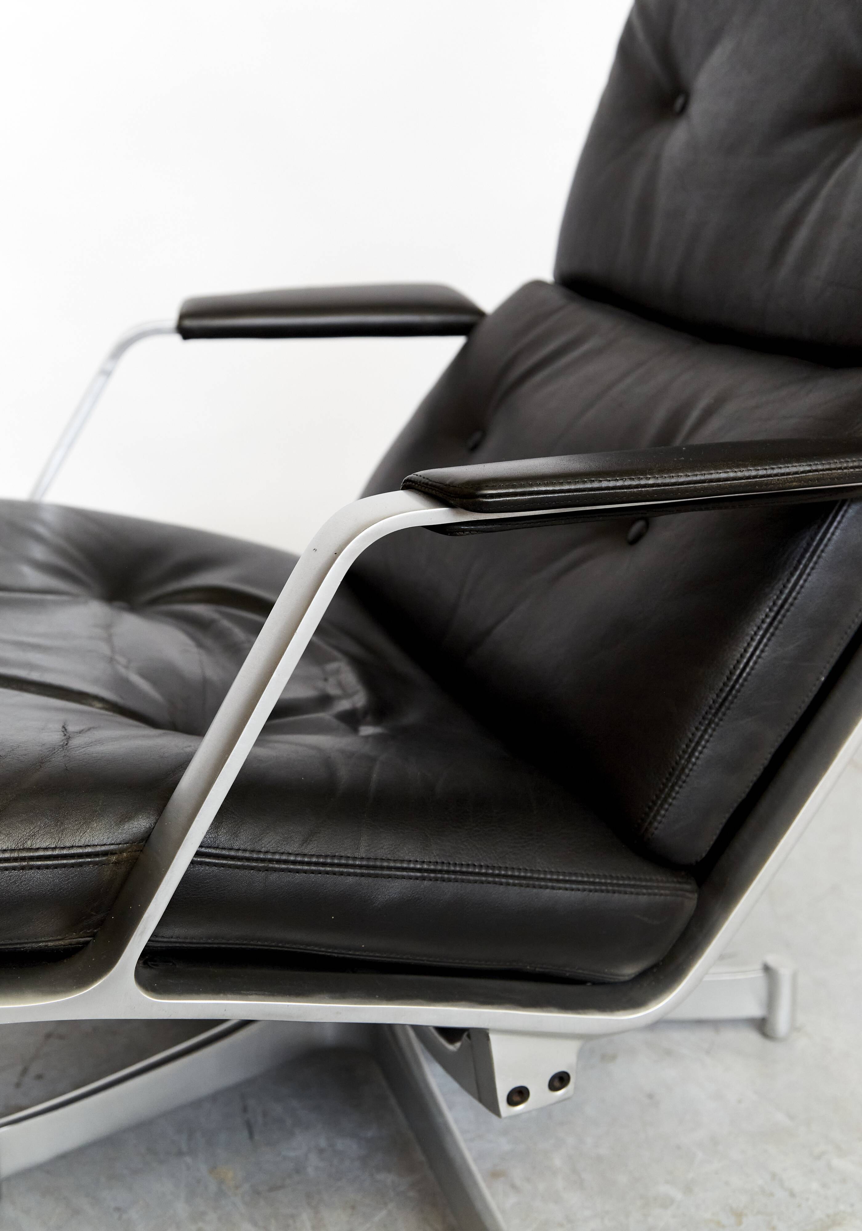 Jørgen Kastholm & Preben Fabricius Lounge Chair FK85 pour Kill International