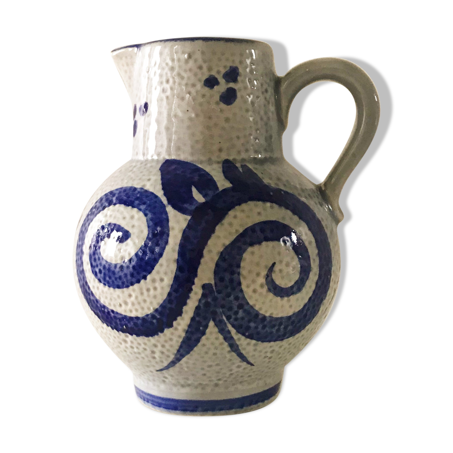 Blue pitcher West Germany