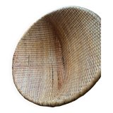 Rattan satellite armchair from the 1950s