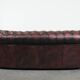Classic cowhide Chesterfield sofa in English style with red/brown colours