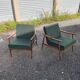 Paire de fauteuils boomerang, années 70