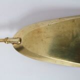 Vintage brass fireplace accessory set