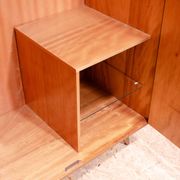 Elegant oak wardrobe U-450 by Jiří Jiroutek for Interiér Praha, 1960´s