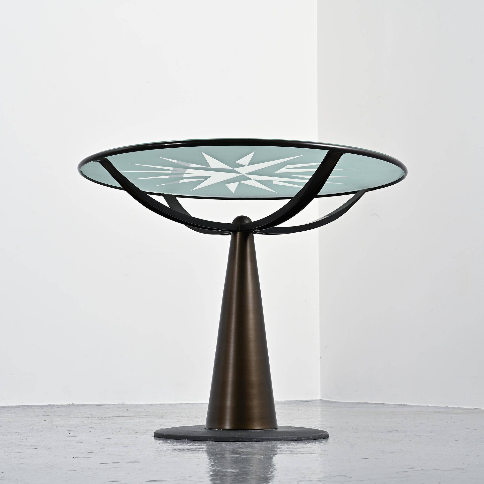 Astrolabe table by Oscar Tusquets for Aleph-Driade, Italy, 1980s