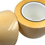 Tommaso Barbi, rare grande boîte en parchemin en forme d'œuf, TB Italie, vers 1970