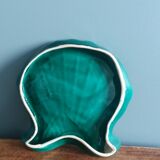 Coquillage coupelle vide poche vert émeraude