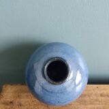 Signed ball vase, handmade ceramic