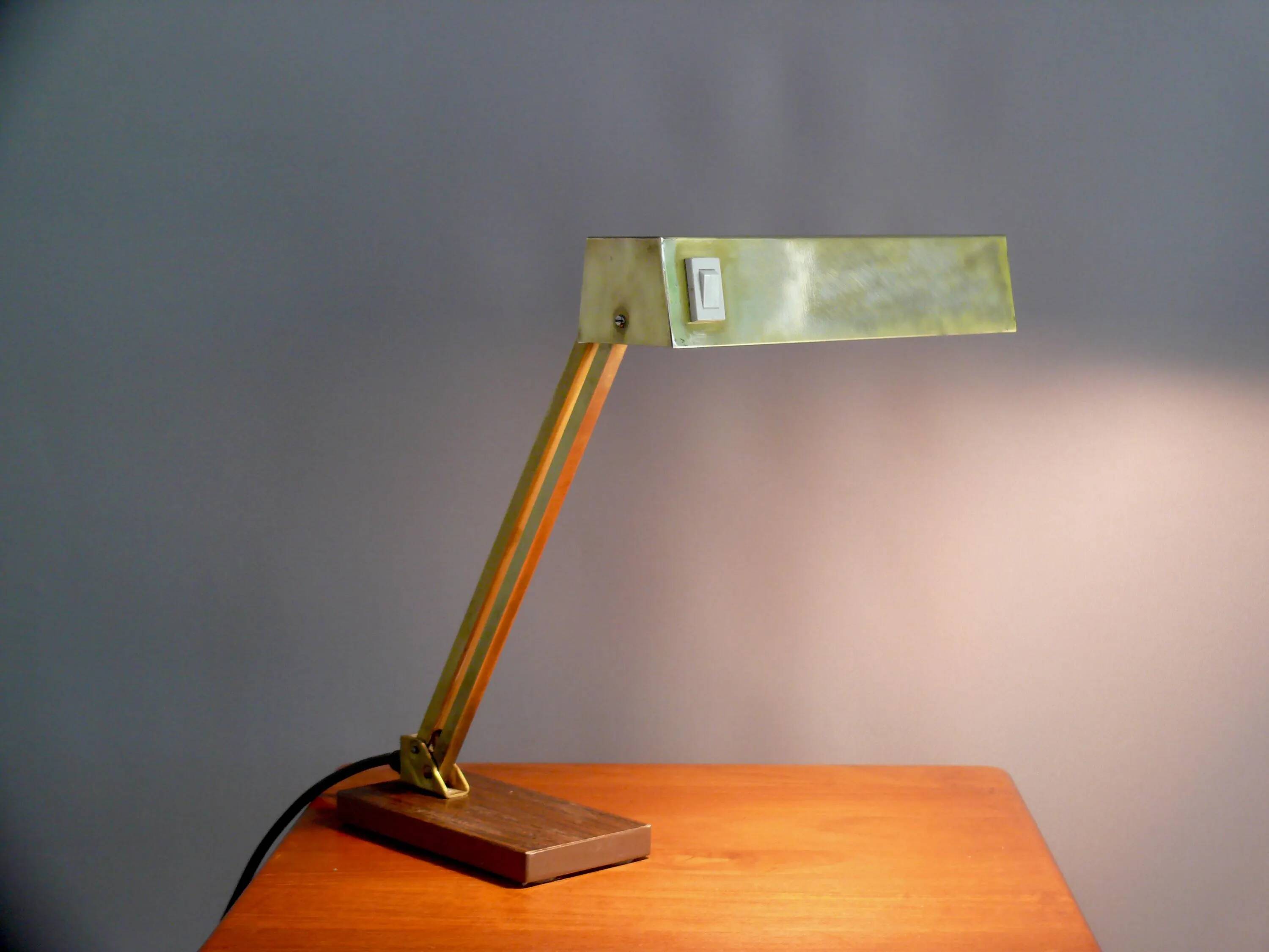 Pfäffle Piano Lamp / Table Lamp Brass, Model 823, 1960s