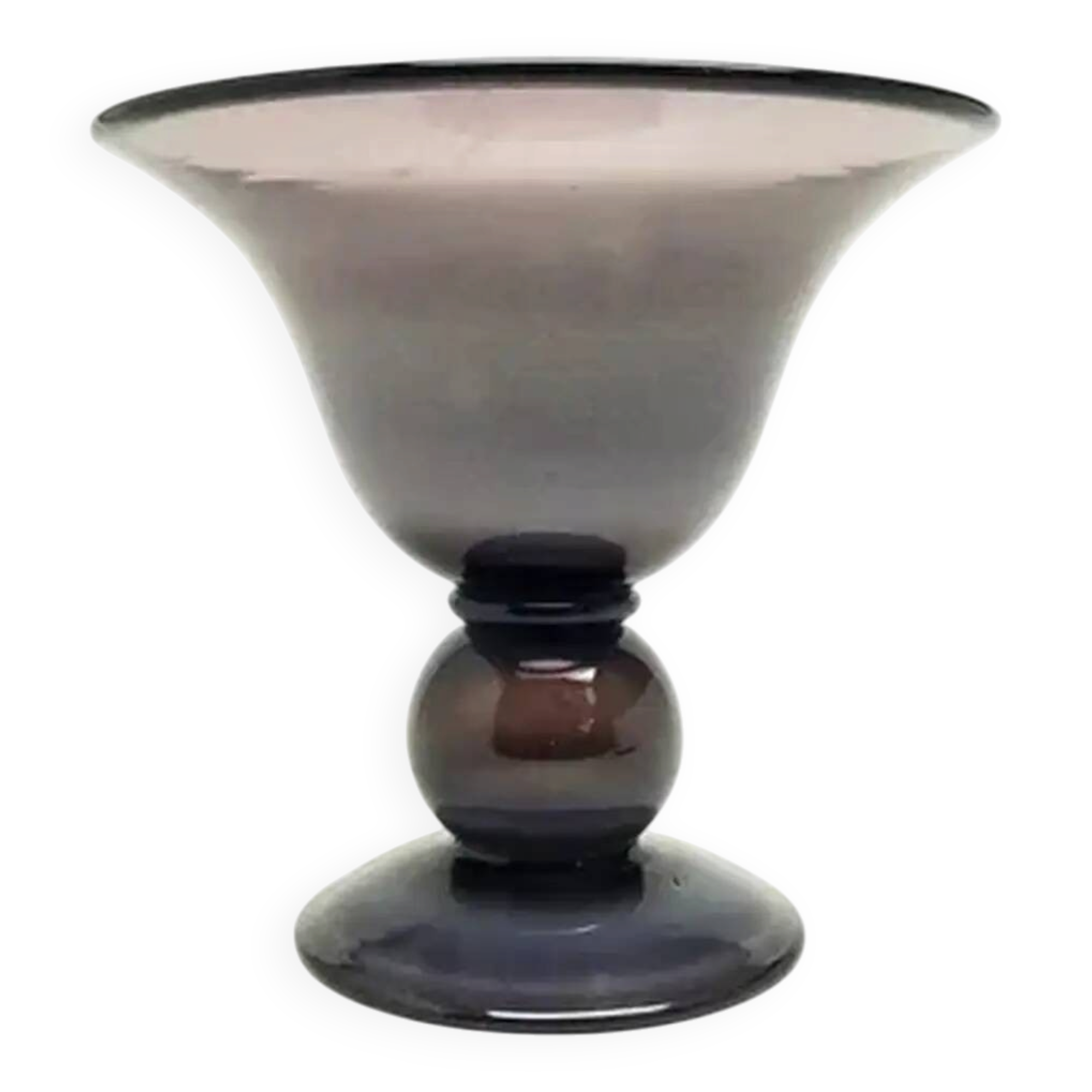 Postmodern vase, glass, design by J. Słuczan-Orkusz, Poland, 1970s