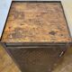 Small industrial storage unit in perforated metal – Early 20th century -