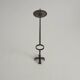 Wrought iron standing candle stick holder