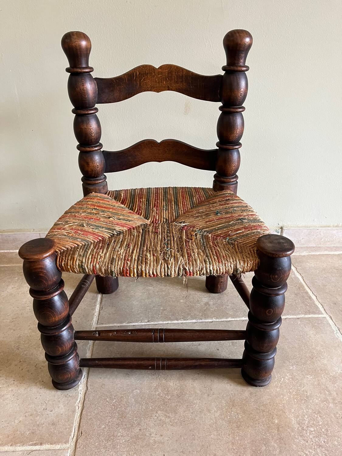 Brutalist low chair