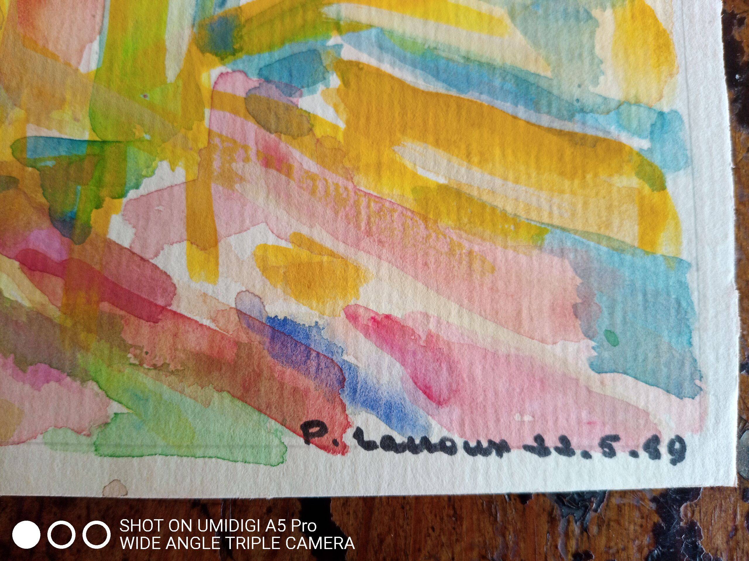 Pierre Lacroux (1909-1993) Gouache on paper 24 x 32 cm - from 1989 - (288)