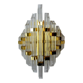 Venini wall lamp, murano glass, italy, 1970