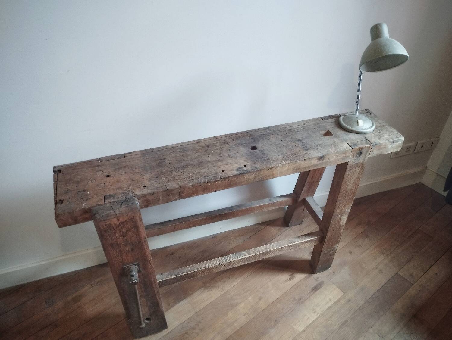 Small wooden workbench