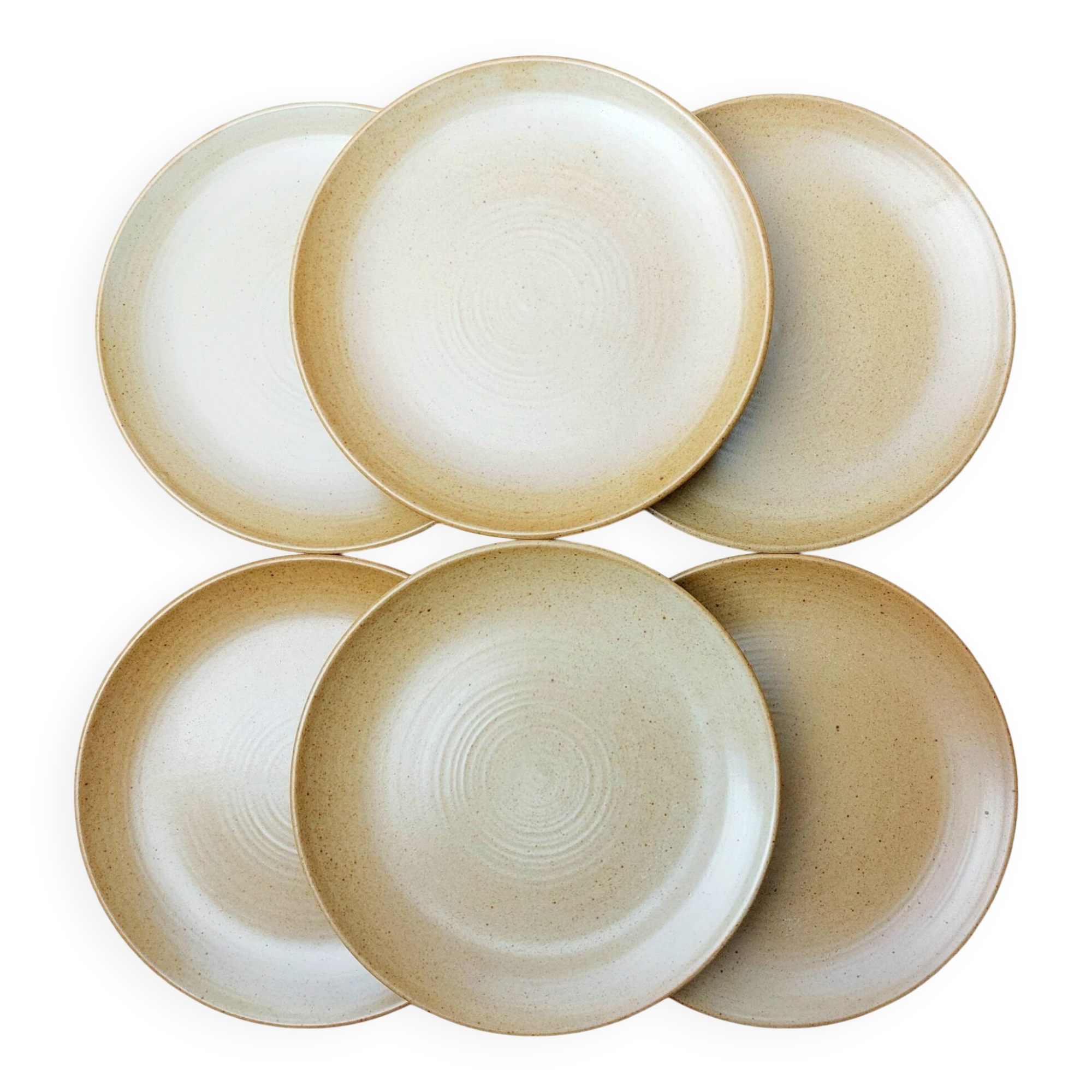 CNP Village stoneware dessert plates