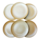 CNP Village stoneware dessert plates