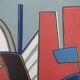 Alberto magnelli: blue composition - original lithograph