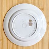 6 dessert plates demi-porcelaine Lunéville