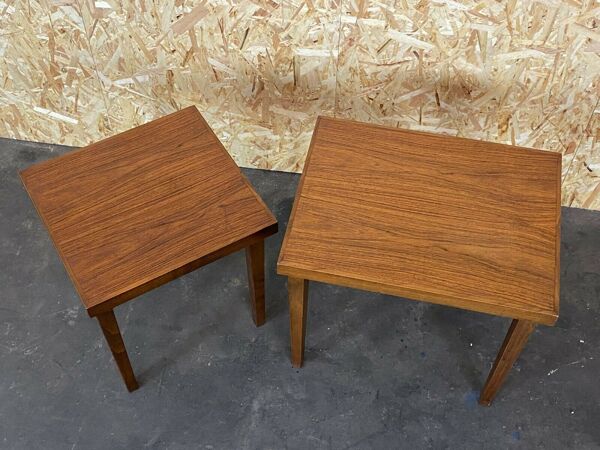 2x 60s 70s Table d’appoint Danois Design Moderne 60s 70s