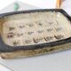 Brutalist Royal Copenhagen trinket tray by Jørgen Mogensen, 1960s