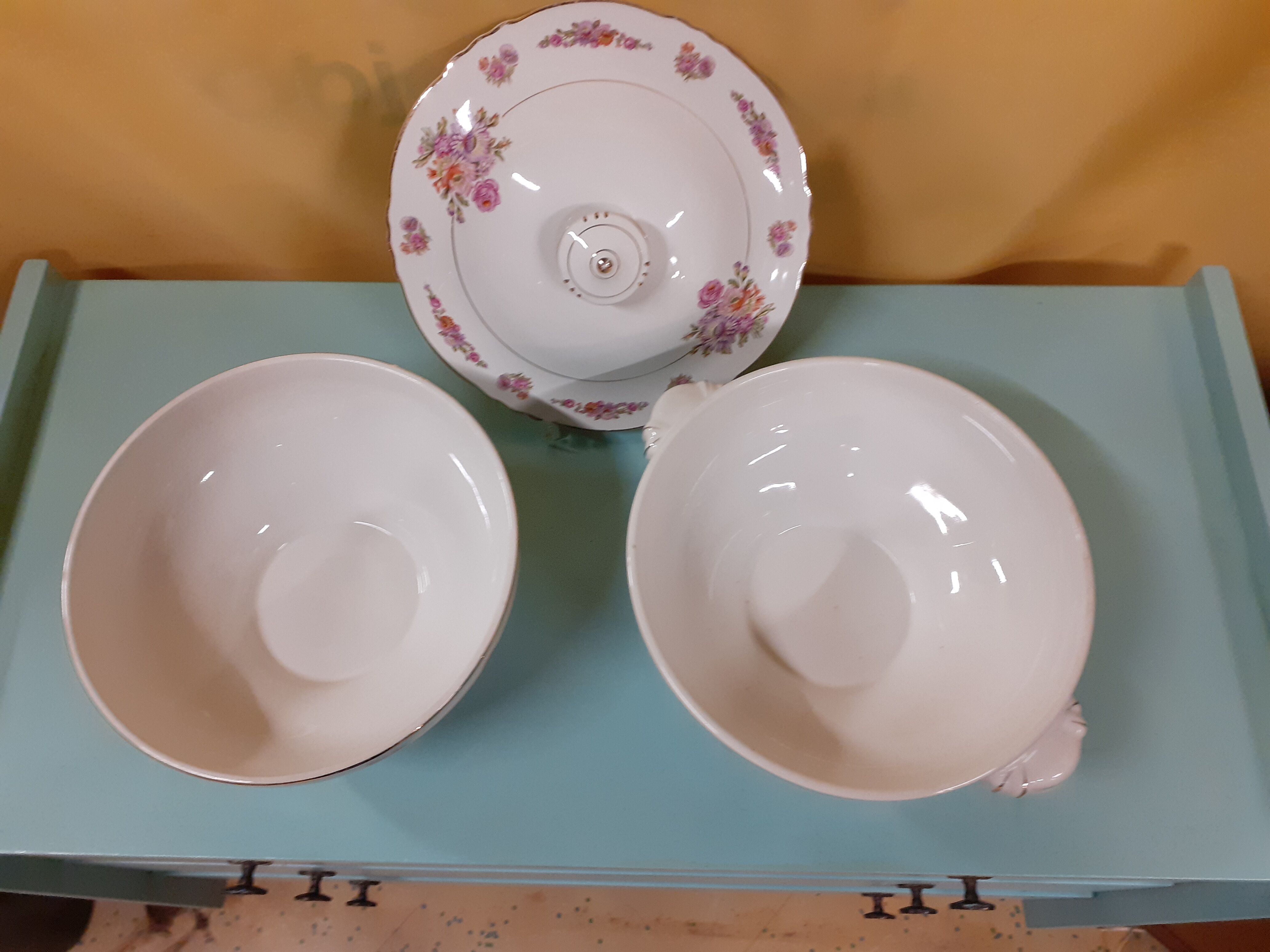 St amand salad bowl and tureen