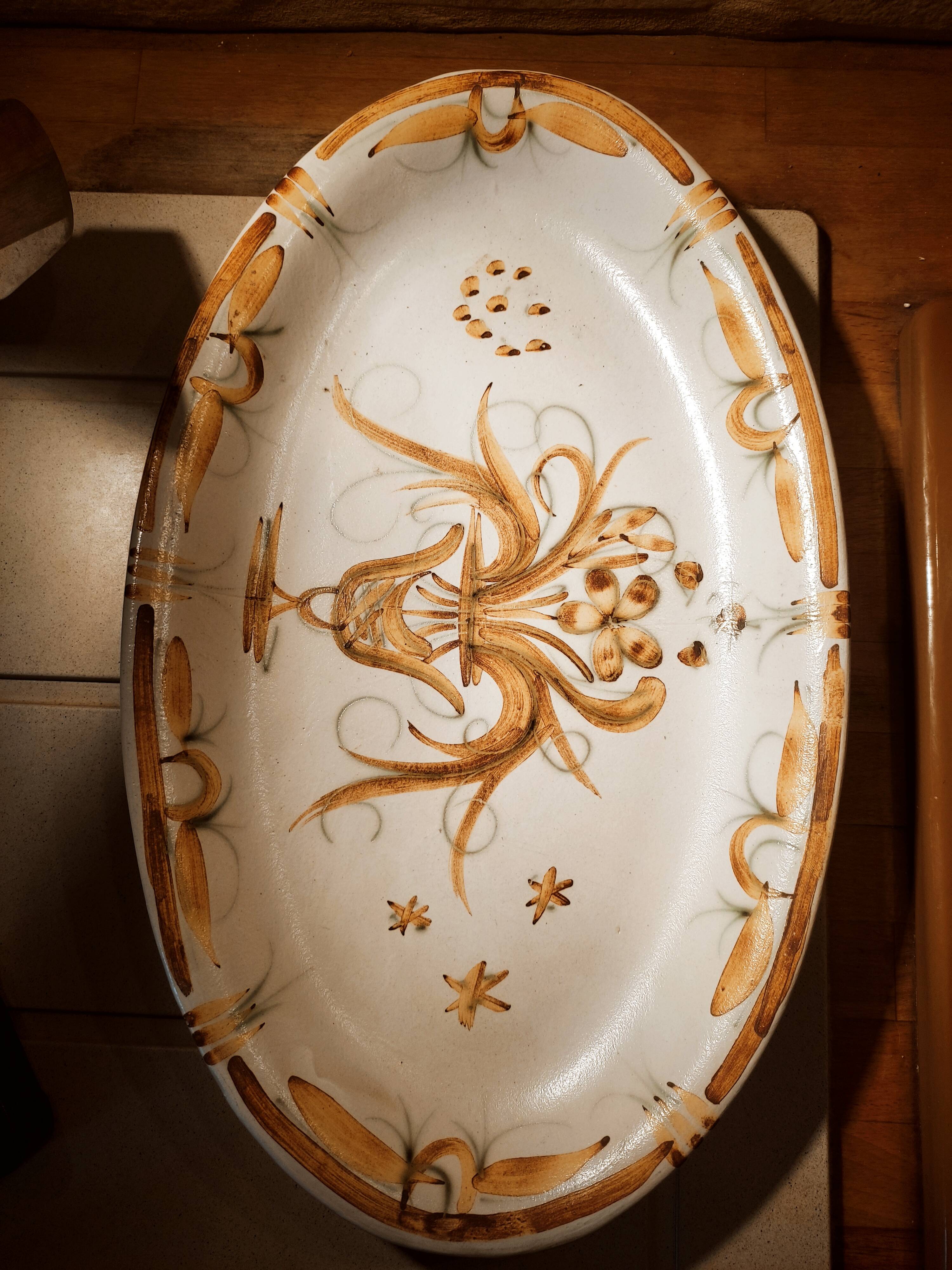 Oval flat sandstone Keraluc Quimper