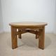 Vintage extendable round table in the spirit of Atelier Chauvin S.A. – 1970s