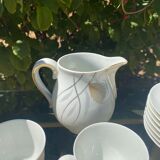 Porcelain coffee service by Charles Ahrenfeldt from Limoges France