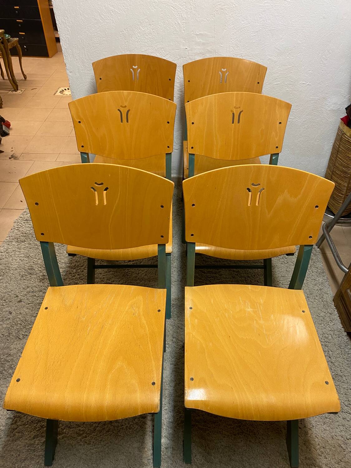 Baumann vintage beech dining chairs